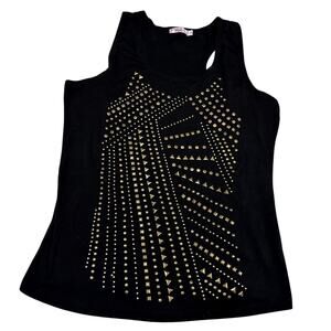 blue i tank top M